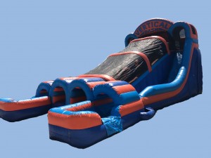 Vertical Dash Inflatable Obstacle Slide Combo wet & Dry